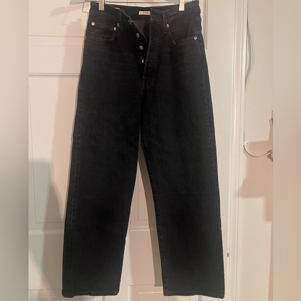 Levi’s Ricage Straight Leg Black Jeans